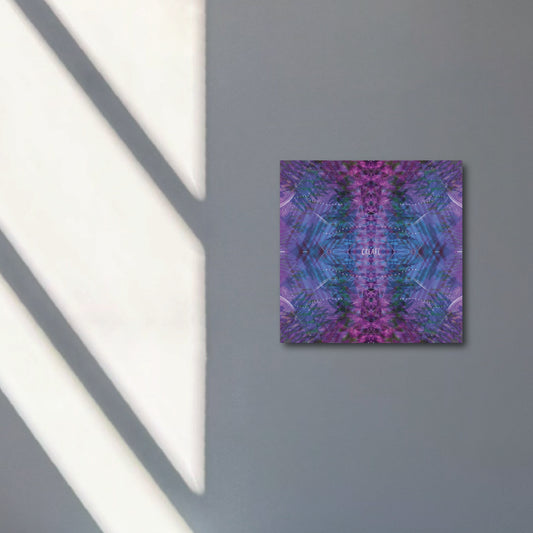 "create your youniverse" - series: you are presence, metal print