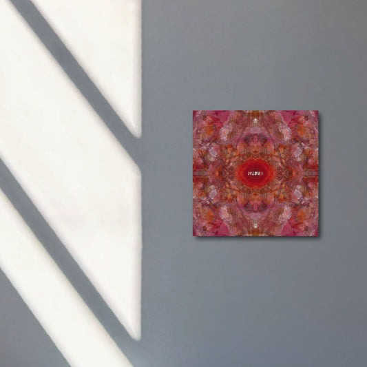 "discover your magic" - series: you are home, metal print