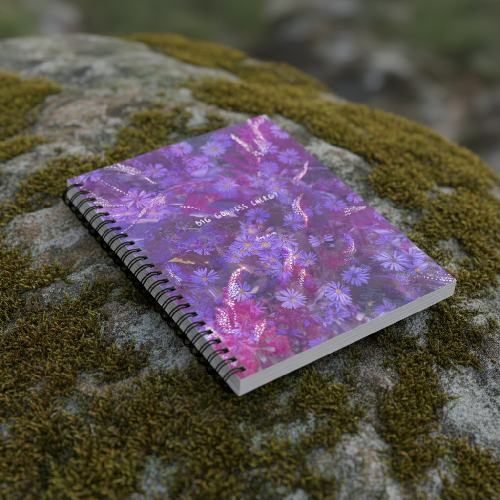 "big goddess energy" - series: you are magic, paper notebook