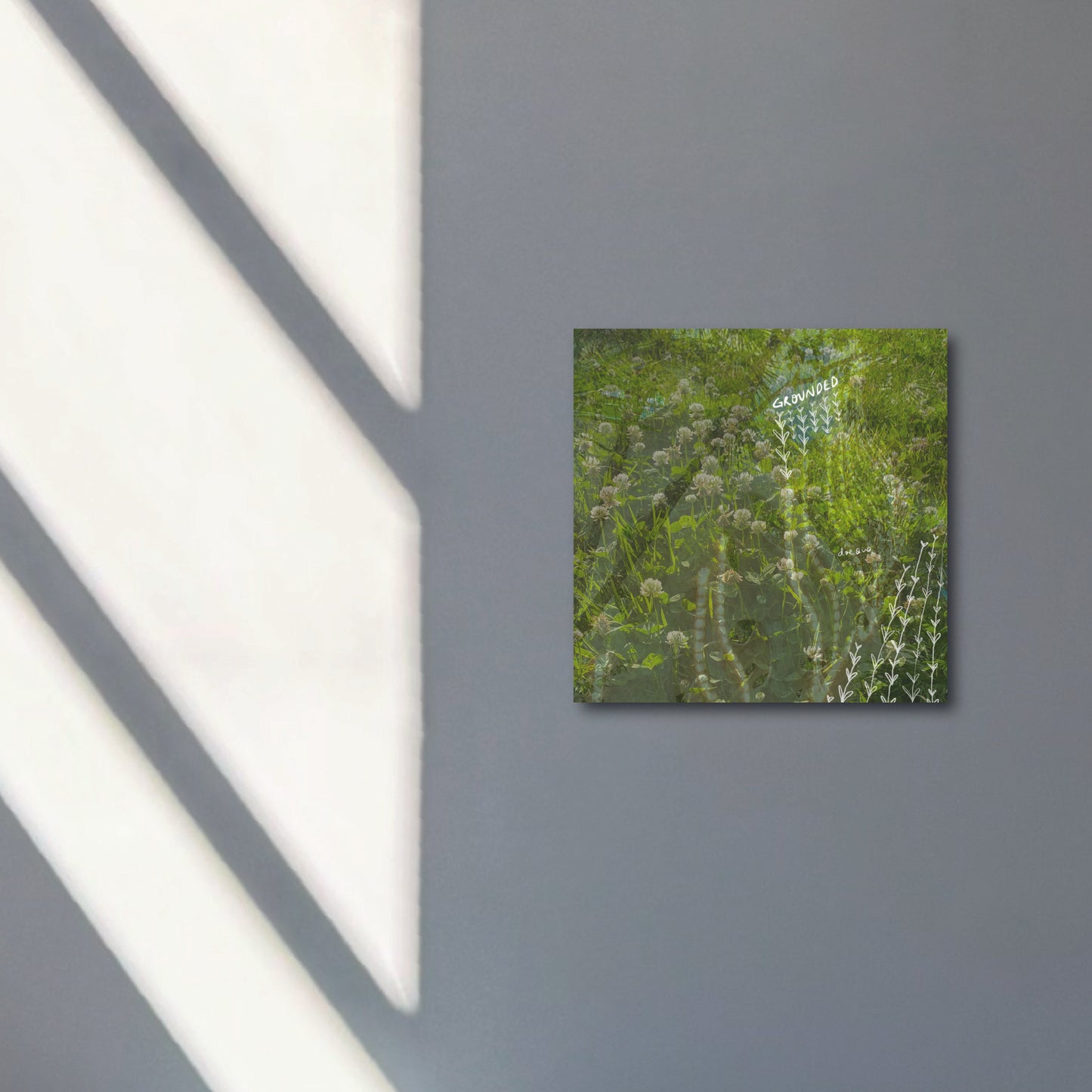 "grounded in the sky" - series: you are exploding, metal print