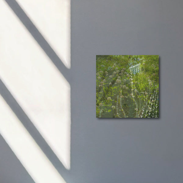 "grounded in the sky" - series: you are exploding, metal print