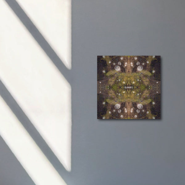 "illuminate from within" - series: you are home, metal print