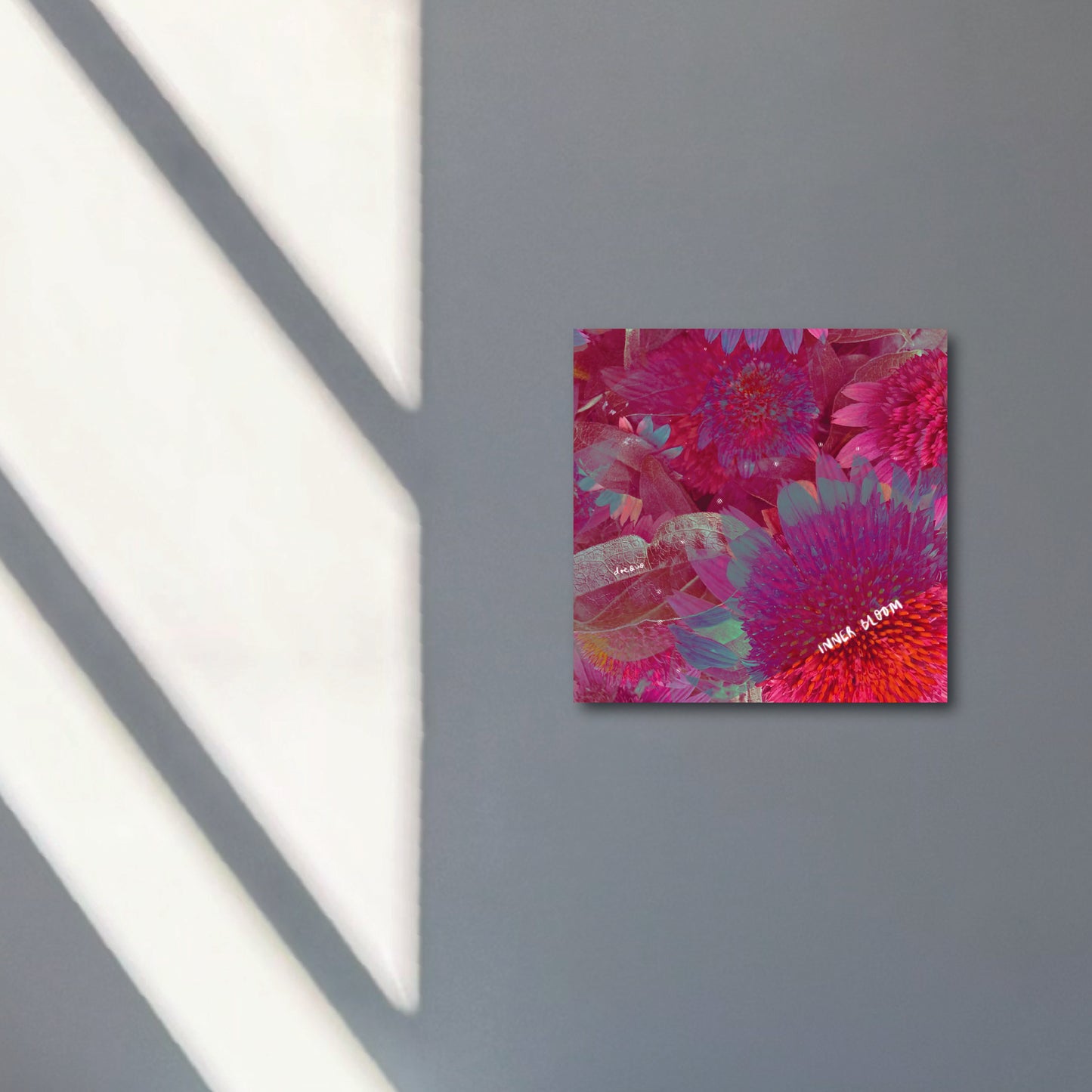 🌸 you are HOME [ALUMINUM PRINT] 🚀 your inner bloom is electric bb
