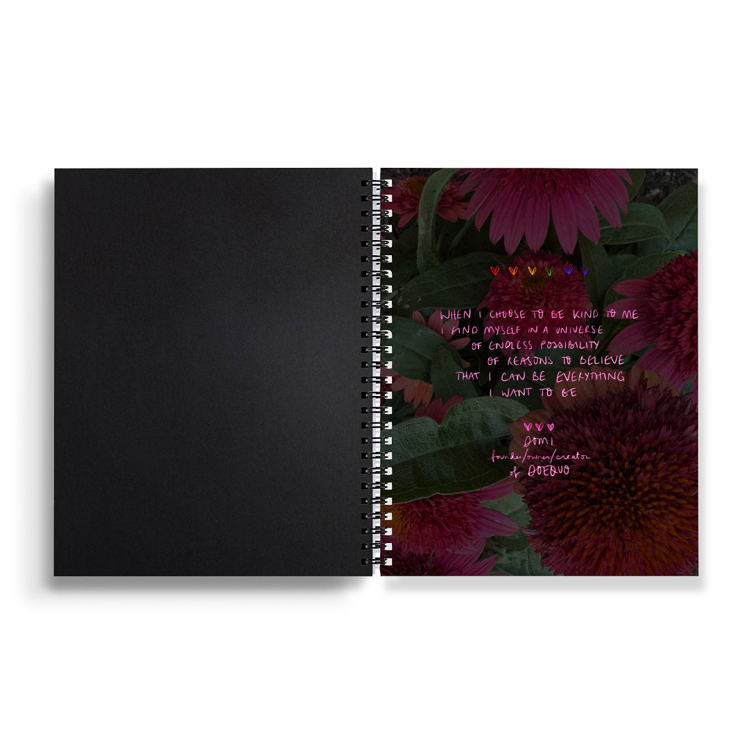 🌸 you are HOME [PAPER NOTEBOOKS] 🚀 your inner bloom is electric bb
