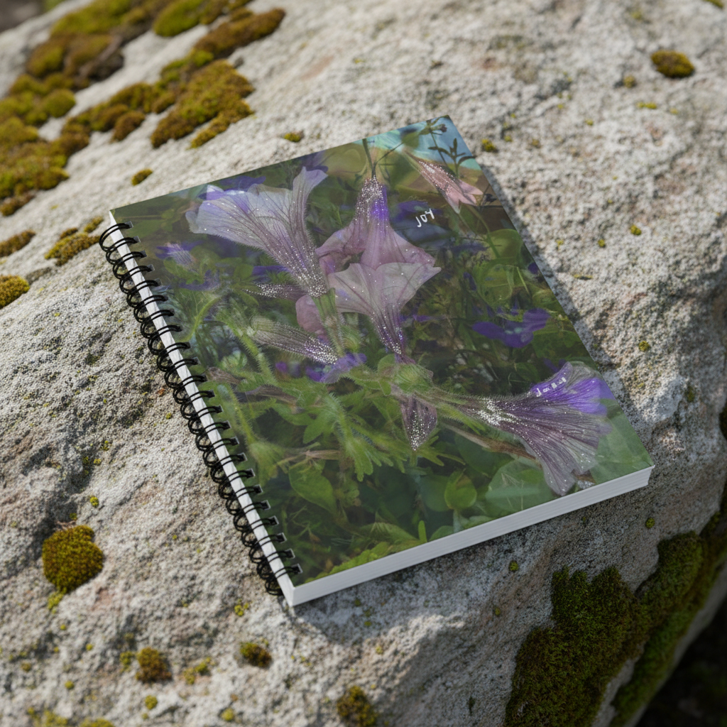 "joyfully exploding" - series: you are exploding, paper notebook