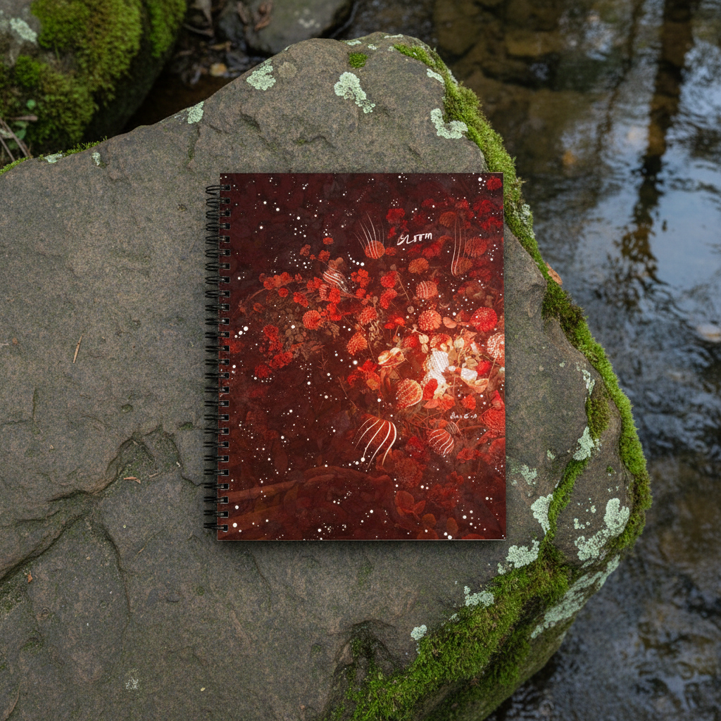 "bloom into bliss" - series: you are abundance, paper notebook