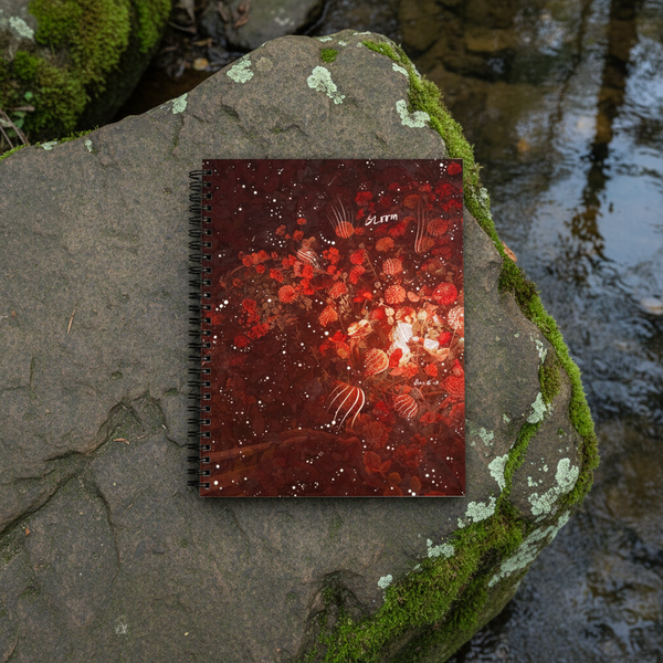 "bloom into bliss" - series: you are abundance, paper notebook