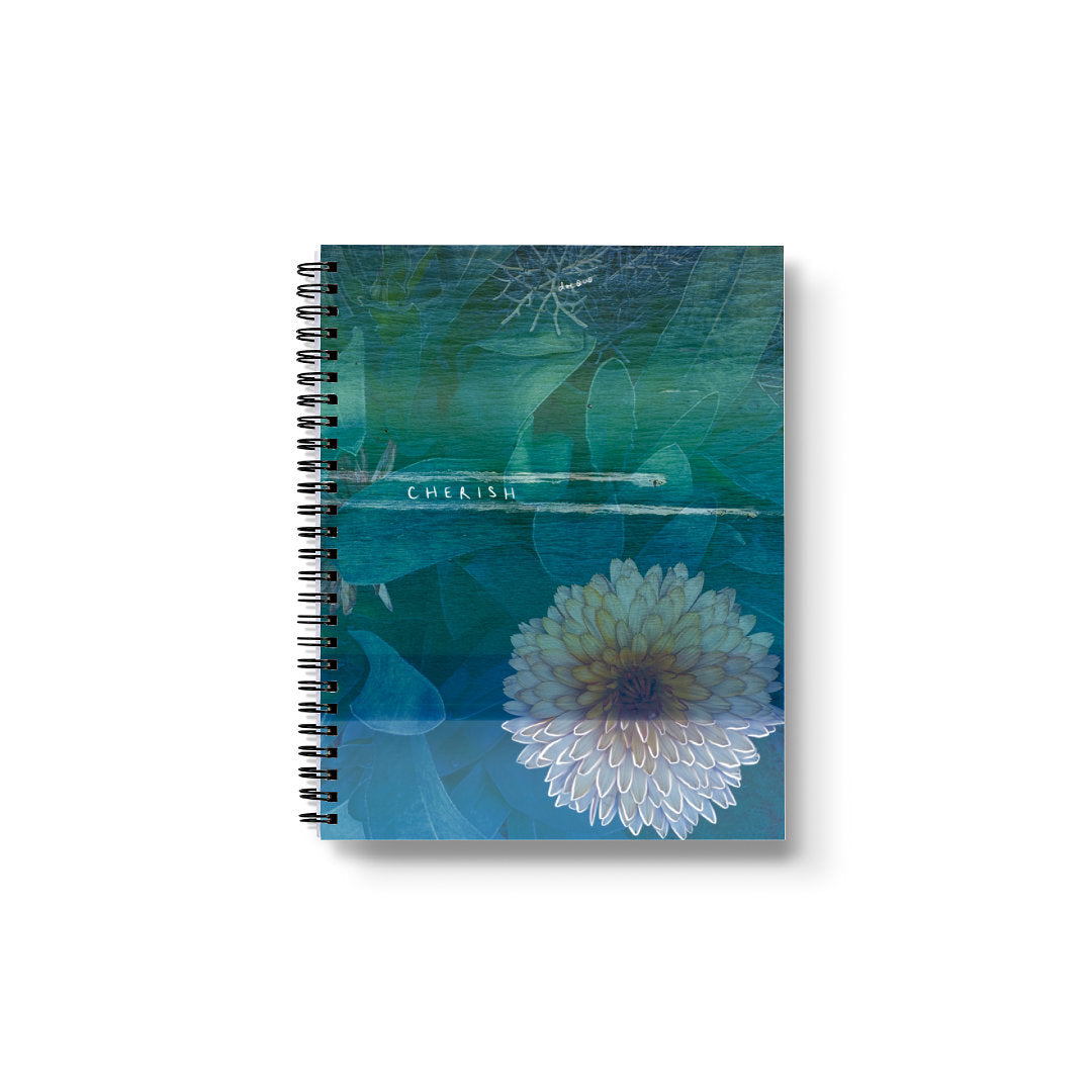 "cherish this moment" - series: you are home, paper notebook