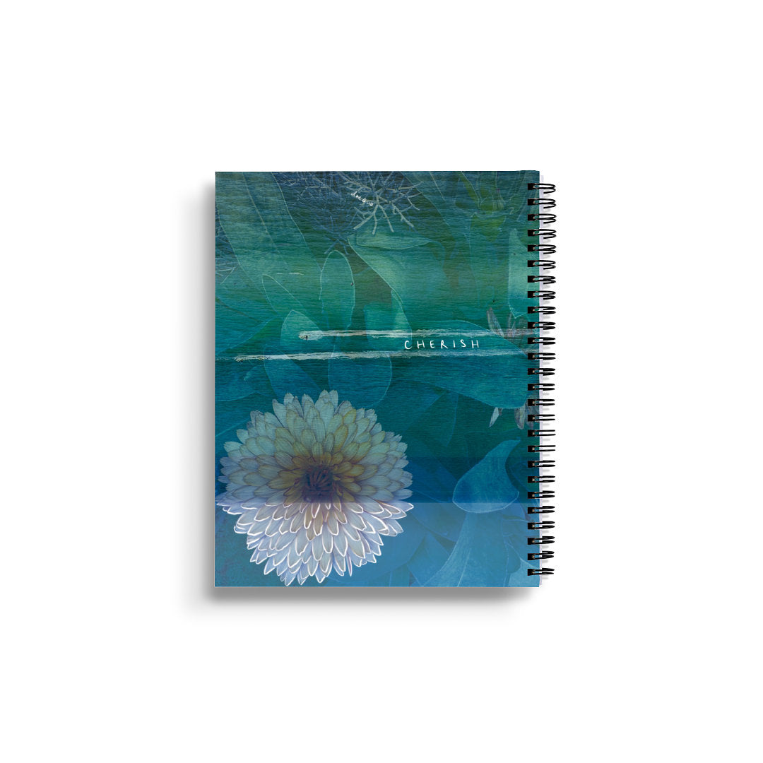 "cherish this moment" - series: you are home, paper notebook