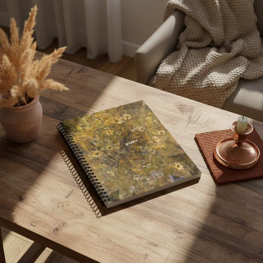 "sparkle bb sparkle" - series: you are abundance, paper notebook