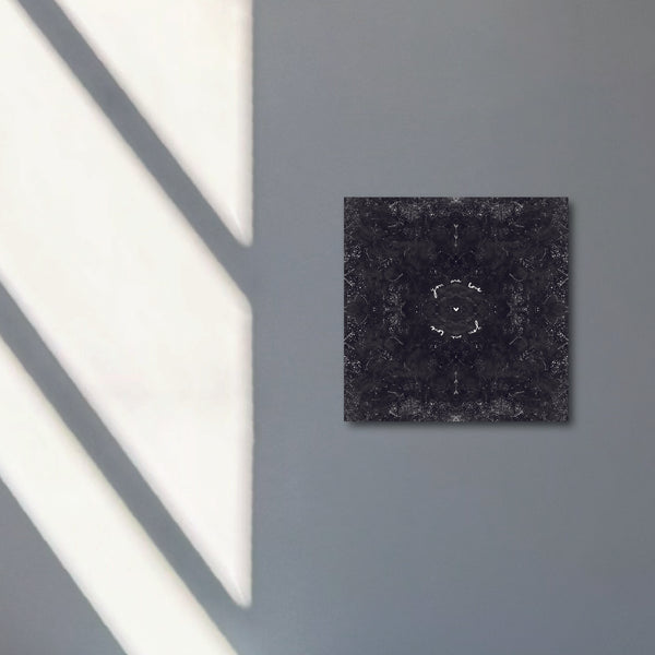 "love love love" - series: you are home, metal print