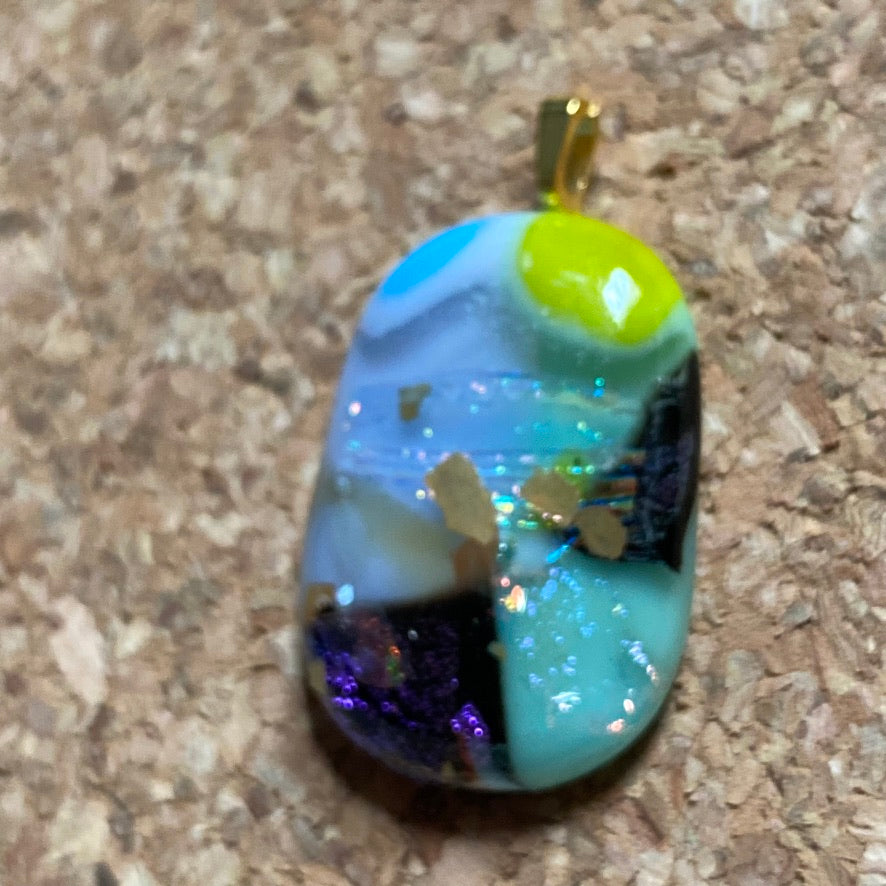 ⭐️ you are HEAVENLY [GLASS PENDANT] 🚀 we contain multitudes