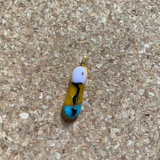 ⭐️ you are HEAVENLY [GLASS PENDANT] 🚀 we'll all float along, okay