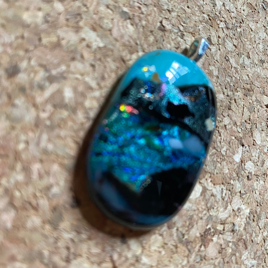 ⭐️ you are HEAVENLY [GLASS PENDANT] 🚀 blue sky bike ride