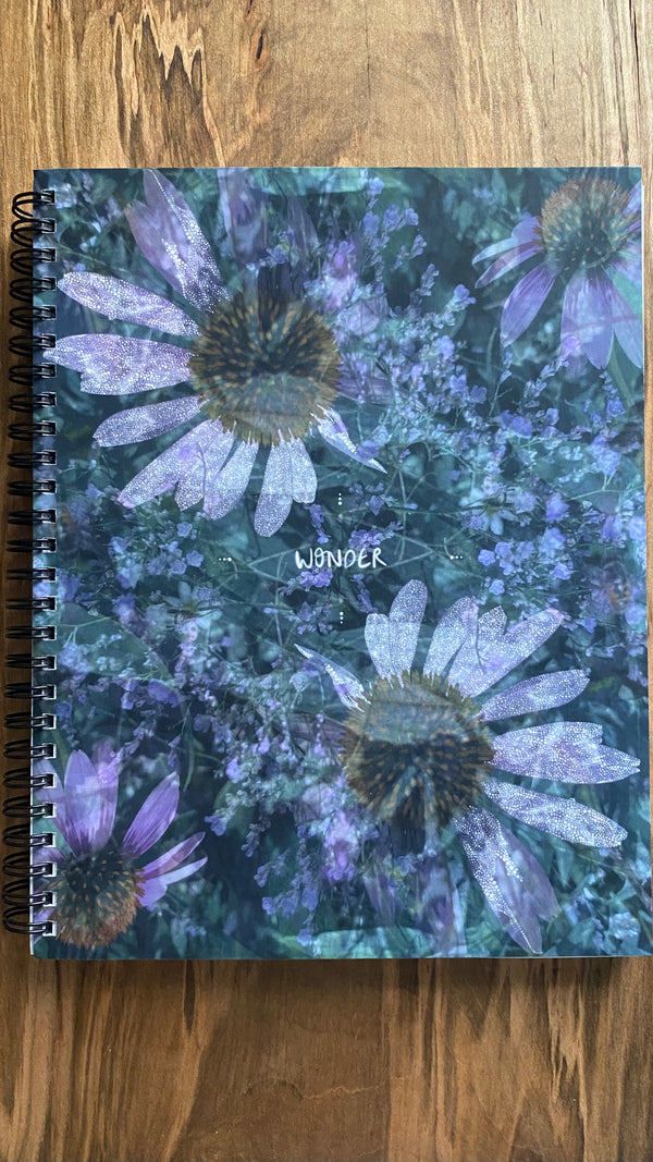 "wonder at the wonderful constellations" - series: you are presence, paper notebook