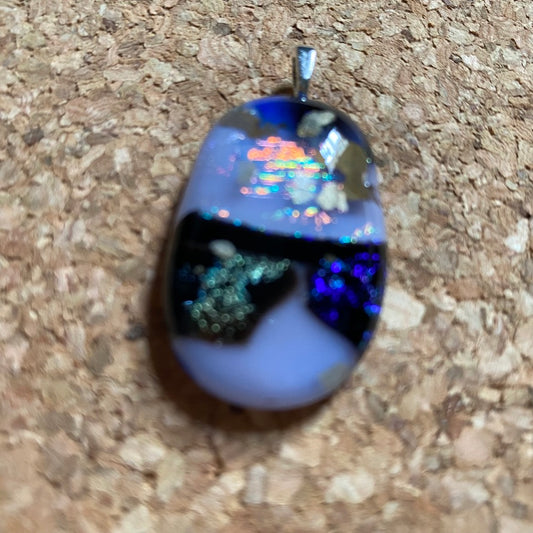 ⭐️ you are HEAVENLY [GLASS PENDANT] 🚀 dancing in purple haze