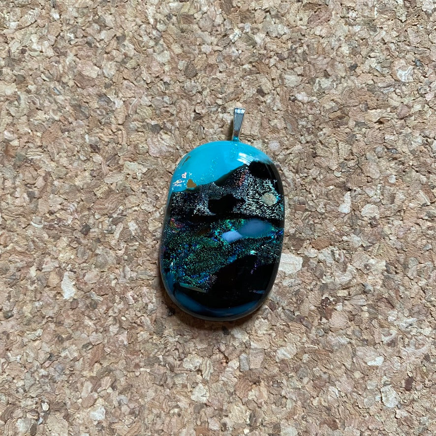 ⭐️ you are HEAVENLY [GLASS PENDANT] 🚀 blue sky bike ride