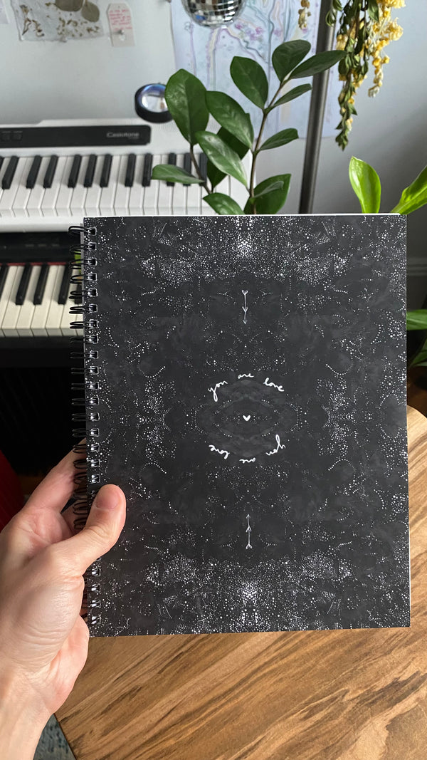 "love love love" - series: you are home, paper notebook