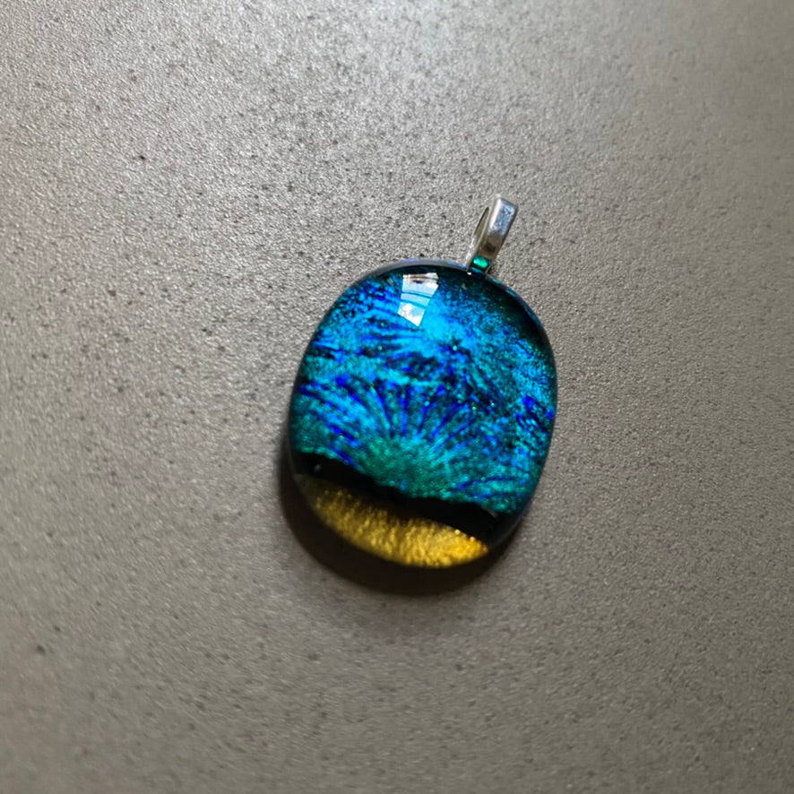 ⭐️ you are MOONKISSED [GLASS PENDANT] 🚀 cosmic smile