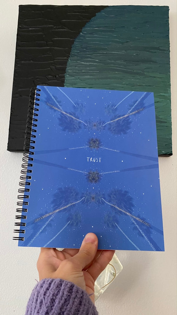 "trust in your growth" - series: you are presence, paper notebook