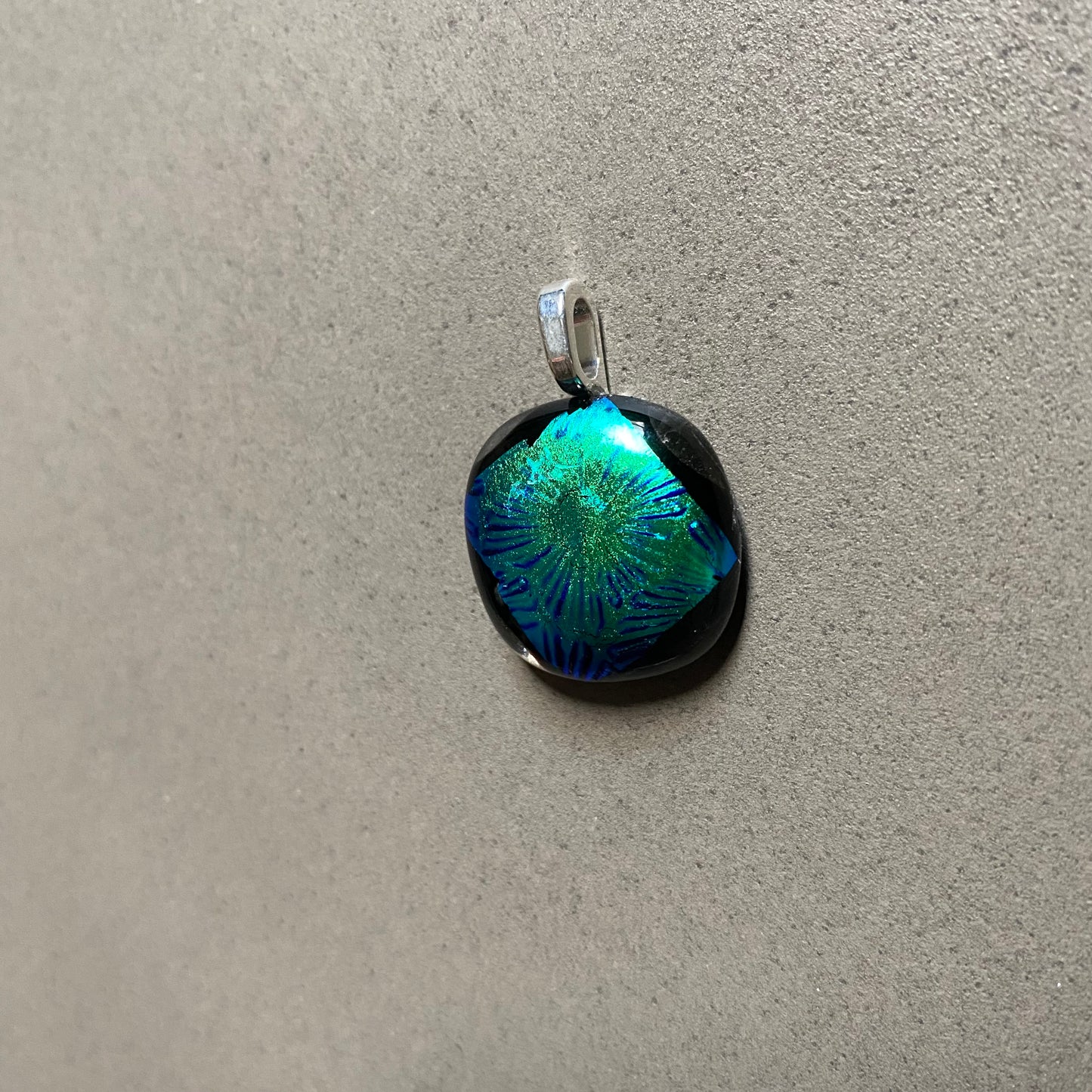 ⭐️ you are MOONKISSED [GLASS PENDANT] 🚀 deep green breaths